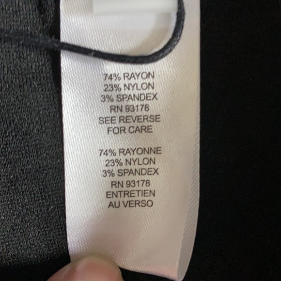 NWT Tahari Slip-on Slim Fit Casual Pants - Picture 6 of 6